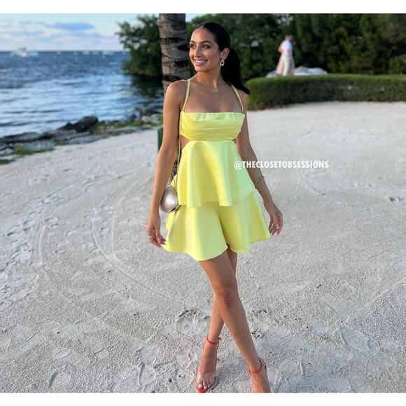 ZARA BLOGGER FAVE!!! Ruffled Short Dress NWT - Picture 12 of 16